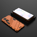 Pikkukuva 2 / 2: Shockproof Hybrid Suojakuori With A Modern Touch For Huawei Nova 9 Pro / Honor 50 Pro - Oranssi Orange