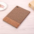 Miniatyrbild 2 av 2: Huawei MediaPad M5 Lite toothpick texture smart plånboksfodral i läder - brun Brun