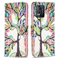 Miniatyrbillede 1 af 2: Wonderland Motorola Moto E13 Flip Etui - Life Træ Multicolor