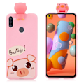 Pikkukuva 1 / 2: Cute 3D Samsung Galaxy A11 kuoret - vaaleanpunainen sika Pink