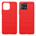 Miniatyrbillede 3 af 6: Carbon Flex Etui Honor X30i - Rød Red