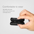 Miniatyrbillede 2 af 2: Monster Beats Solo læder memory foam ear pad pude - Sort Black