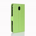Miniatyrbillede 2 af 2: Samsung Galaxy J5 (2017) Lækkert læder etui - Grøn Green