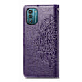 Pikkukuva 2 / 2: Mandala Nokia G21 / G11 Läppäkotelo - Violetti Purple