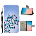 Miniatyrbillede 1 af 2: Wonderland Samsung Galaxy S20 Ultra etui - Blå Sommerfugl Blue