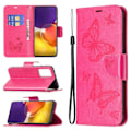Miniatyrbild 2 av 2: Butterfly läder Samsung Galaxy A82 5G fodral - Rosa Rosa