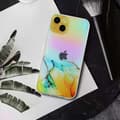 Miniatyrbillede 2 af 2: Marmor etui til iPhone 15 - Gul Multicolor