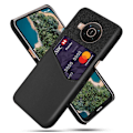 Miniatyrbillede 1 af 2: Bofink Nokia X10 / X20 Card Cover - Sort Black