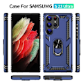 Miniatyrbillede 2 af 6: Bofink Combat Samsung Galaxy S23 Ultra Etui - Blå Blue