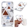 Miniatyrbilde 1 av 2: Marble iPhone 11 Pro deksel - Trekantmønster-marmor Multicolor