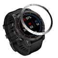 Miniatyrbillede 1 af 2: Garmin Fenix 7 sporty scale rustfri stålramme - Sølv / Grå Silver grey