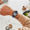 Miniatyrbillede 2 af 2: Garmin Fenix 6 Stilfuldt silikone Urrem - Mørkeblå Blue