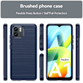 Pikkukuva 2 / 6: Carbon Flex Suojakotelo Xiaomi Redmi A1 - Sininen Blue