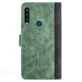 Miniatyrbillede 2 af 2: To-farvet Alcatel 1SE (2020) læderetui - Grøn Green