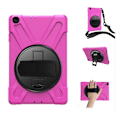 Miniatyrbild 1 av 2: Samsung Galaxy Tab A 10.1 (2019) 360 graders kombinationsfodral i silikon - Ros Rosa