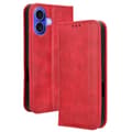 Miniatyrbilde 1 av 2: Bofink Vintage iPhone 16 Plus lærveske - Rød Red