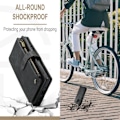Miniatyrbillede 2 af 2: CaseMe Samsung Galaxy Note 20 5G / Samsung Galaxy Note 20 etui med lynlås og pung - Sort Black
