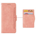Miniatyrbillede 6 af 6: Stilfuldt Læder Etui med Pung til Xiaomi Poco M4 5G - Lyserød Pink