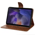 Pikkukuva 3 / 6: Samsung Galaxy Tab A8 10.5 (2021) perhonen kukka painettu nahkakotelo - Ruskea Brown