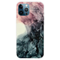 Miniatyrbillede 1 af 2: Marble design iPhone 14 Pro Max cover - Lyserød Og Grøn Marmor Multicolor