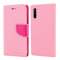 Miniatyrbild 2 av 2: MERCURY Fancy Diary - Samsung Galaxy Note 10 - Rosa Rosa