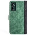 Miniatyrbillede 2 af 2: To Farvet Læder Flip Case til Samsung Galaxy M13 4g - Grøn Green