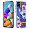 Miniatyrbild 1 av 2: Supertunt och tåligt mjukpärmfodral för Samsung Galaxy A21s - Lila Begonia Lila