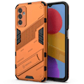 Pikkukuva 1 / 2: Shockproof Hybrid Suojakuori With A Modern Touch For Samsung Galaxy M13 4g - Oranssi Orange