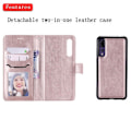 Miniatyrbillede 2 af 2: Huawei P20 Pro aftageligt læder flip etui - Rosa Guld Pink