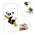 Miniatyrbillede 1 af 2: Samsung Galaxy A7 (2018) beskyttelsesetui i silikone med printet mønster - Panda kravler i træ Multicolor
