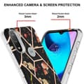 Pikkukuva 2 / 2: Marble Motorola Moto E30 / E40 / E20 Suojakotelo - Black Flowers Multicolor