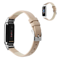 Miniatyrbillede 1 af 2: Fitbit Luxe urrem i ægte læder - Aprikos / Størrelse: S Brown