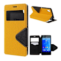 Miniatyrbillede 1 af 2: ROAR KOREA Sony Xperia M4 Aqua Læder Etui - Gul Yellow
