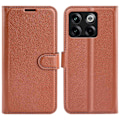 Miniatyrbillede 1 af 2: Klassisk OnePlus Ace Pro / 10t Flip Etui - Brun Brown