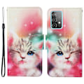 Pikkukuva 1 / 2: Wonderland Samsung Galaxy A53 5G Läppäkotelo - Kissa Multicolor