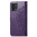 Pikkukuva 2 / 6: Mandala Motorola Moto G72 Läppäkotelo - Violetti Purple