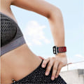 Miniatyrbillede 2 af 2: Fitbit Versa / Versa 2 cool silikone Urrem - Sort / Rød Red