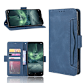Miniatyrbillede 1 af 6: Stilfuldt Læder Etui med Pung til Nokia 7.2 / 6.2 - Blå Blue