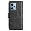 Miniatyrbild 2 av 2: Hållbart konstläder Xiaomi Redmi Note 12 Pro fodral med plånbok - Svart Svart