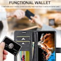 Miniatyrbild 5 av 6: LC.Imeeke läder Samsung Galaxy S23 fodral - Svart Svart