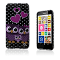 Pikkukuva 1 / 2: Westergaard Nokia Lumia 630 suojakuori - Rakkaus Sydämet Ja Pöllöt Multicolor