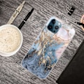 Miniatyrbillede 2 af 2: Marble design iPhone 14 Pro Max cover - Blålig Guldmarmor Multicolor