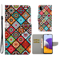Miniatyrbillede 1 af 2: Wonderland Samsung Galaxy A22 5G Flip etui - Ethnic mønster Multicolor