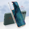 Pikkukuva 4 / 6: Marble Samsung Galaxy S22 Plus Suojakotelo - Vihreä Green