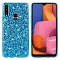 Miniatyrbild 1 av 2: Glitter Samsung Galaxy A20s skal - Blå Blå