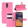 Pikkukuva 1 / 2: Classic Nokia 2.3 flip kotelot - Ruusu Pink