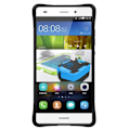 Miniatyrbillede 2 af 2: Hårderåde Huawei P8 Lite hybridcover med kickstand - Grå Silver grey