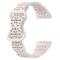 Miniatyrbild 1 av 2: Fitbit Versa 4 / Sense 2 / Versa 3 / Sense klockarmband i blommig stil med spets - Moon Vit Vit