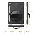 Miniatyrbillede 2 af 2: iPad (2018) 360 kombo etui - Sort Black