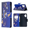 Miniatyrbillede 1 af 2: wonderland Samsung Galaxy A32 5G flip etui - krystal sommerfugle Blue